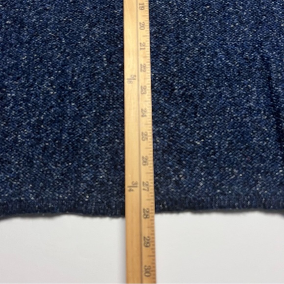 MARINA RINALDI Giacca Maglia Wool Blend Blue Knit Sweater Plus Size Medium (14) - Picture 12 of 12